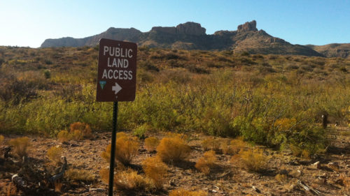 Public land access New Mexico